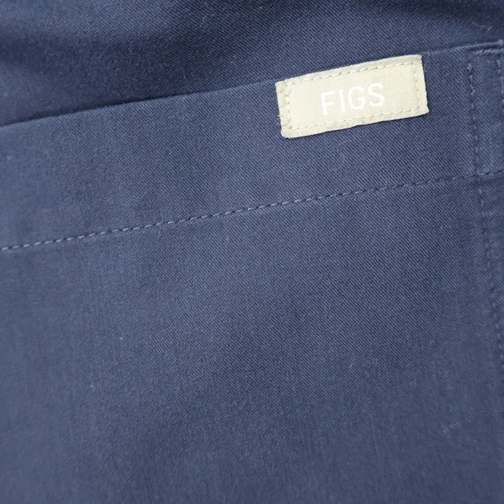 FIGS Scrub Pants Mens XL Navy Blue Excellent Straight Leg Drawstring FM4500